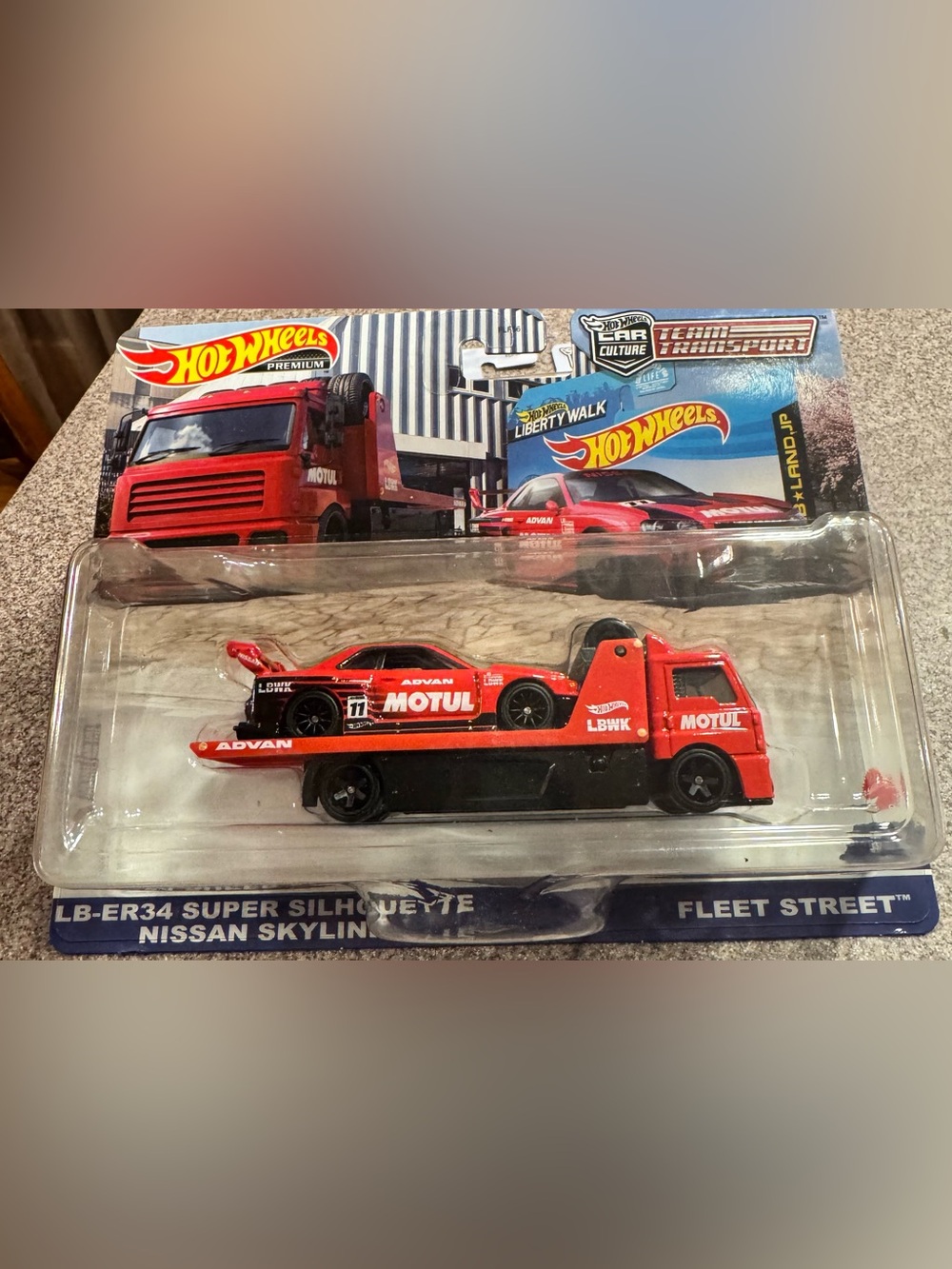 HOT WHEELS TEAM TRANS LIBERTY WALK #44 LB-ER34 SUPER SILHOUETTE NISSAN SKYLINE